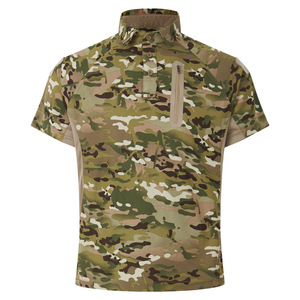 เสื้อโปโลแขนสั้นลายพรางมัลติแคม DSF60 พร้อมกระเป๋าซิป ระบายอากาศได้ดี เหมาะสำหรับกิจกรรมกลางแจ้งทุกฤดู ขายส่ง - Product Image 1