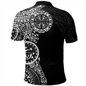 Polo <span class=keywords><strong>de</strong></span> golf à manches courtes sublimé <span class=keywords><strong>de</strong></span> <span class=keywords><strong>Tahiti</strong></span> pour entraînement décontracté T-shirts d'usine polo numérique pour hommes avec impression <span class=keywords><strong>de</strong></span> <span class=keywords><strong>tatouage</strong></span> tribal - Product Image 2