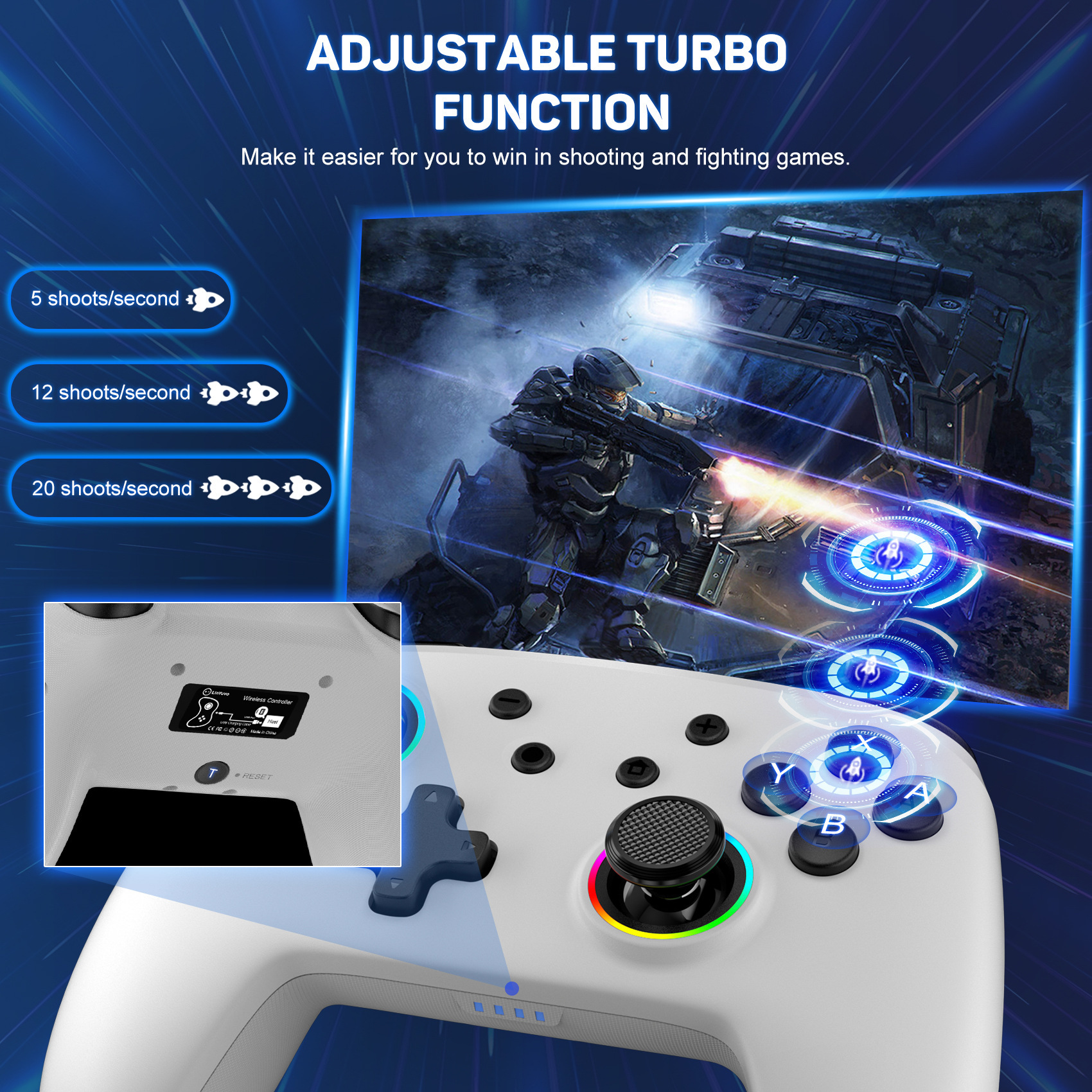 KS32 Wireless Controller for Nintendo Switch - Motion Control