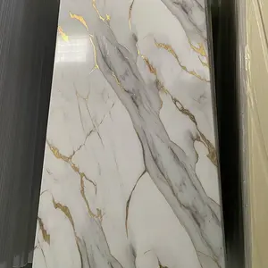 Заводская цена на ПВХ-панели под дерево и мрамор, водонепроницаемые, огнестойкие сэндвич-панели, ДПК-плиты с 3D-текстурой для гостиниц и больниц - Product Image 2