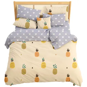 Jogo de cama com edredon, venda quente de lençol, estampado, têxtil para casa, conjuntos, capas, lençol de cama de luxo, tecido, capa de duvet