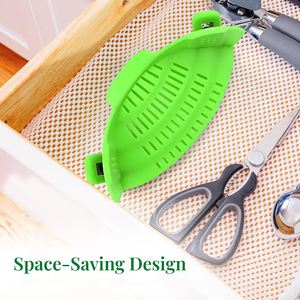 Passoire à clipser en silicone résistante à la chaleur pour riz et aliments, compatible avec toutes les casseroles et bols - Product Image 3