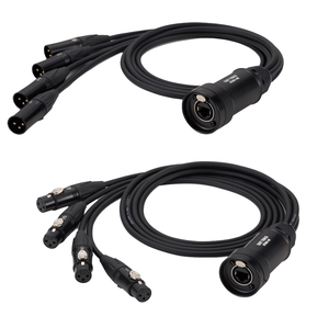 Adaptor Jaringan DMX Extender 4-Kanal <span class=keywords><strong>3</strong></span>-Pin XLR ke Ethercon Cat6 Tails RJ45 untuk Penggunaan Audio Profesional & Komputer - Product Image 6