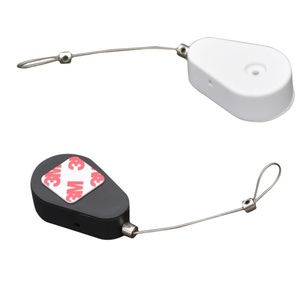 Câble antivol en forme de gourde, noir, rond, rétractable, pour la sécurité des points de vente - Product Image 6