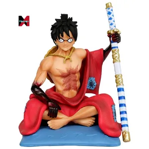 XM One Pieced GK and the nation of kimono with knife sitting Luffy box Model toys gift