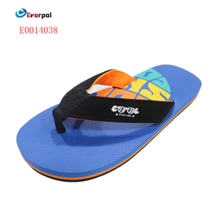 Tongs de fête de plage d'été de haute qualité pour garçons Pantoufles de plage à la mode à motif amusant - Product Image 1