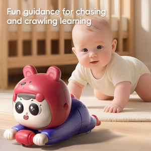 Mainan Edukasi Bayi 2025, Boneka Hewan Lucu untuk Belajar Merangkak, Mainan Plastik Bersuara untuk Bayi - Product Image 3