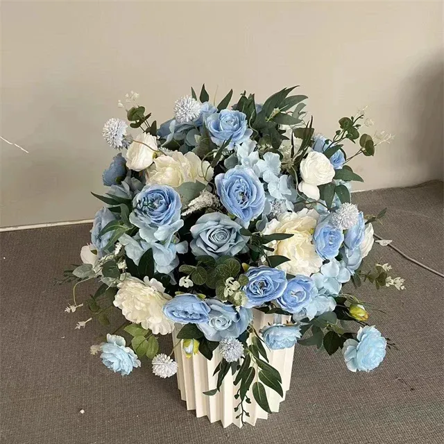 Bola de flores de seda artificial para centro de mesa, decoración de boda de 30-80cm de diámetro, de 30-80cm de diámetro