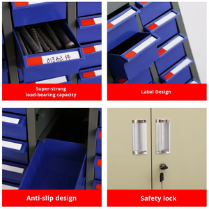 Bộ phận 100 ngăn kéo tủ, tủ lưu trữ linh kiện điện tử với ngăn kéo nhựa cho công cụ và tổ chức tập tin - Product Image 4