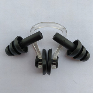 Set <span class=keywords><strong>de</strong></span> <span class=keywords><strong>Pinza</strong></span> Nasal y Tapones <span class=keywords><strong>para</strong></span> los Oídos <span class=keywords><strong>de</strong></span> Silicona Impermeable Personalizados, Herramientas <span class=keywords><strong>de</strong></span> Protección <span class=keywords><strong>para</strong></span> Buceo con Estuche - Product Image 2