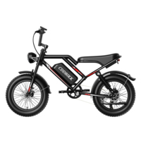 Vélo électrique US Stock S8 7 vitesses 48V, moteur simple ou double, 17,5 Ah, 20 pouces, vélo électrique à pneus larges en alliage d'aluminium