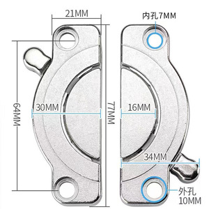 Yigu Hardware Desktop Connector Zinc Alloy Durable <b>Table</b> Splicing Fastener Modern Simple Design - Product Image 4