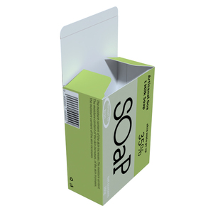 Boîte d'emballage de savon personnalisée avec logo imprimé, boîte d'emballage de savon artisanal, boîte d'emballage de savon recyclable, boîte d'emballage en papier brillant - Product Image 4