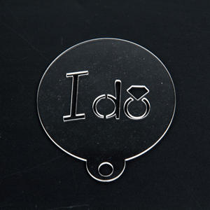 Groothandel Koffie Printer Acryl Doorzichtige Cappuccino Koffie Stencil Set <span class=keywords><strong>Latte</strong></span> <span class=keywords><strong>Art</strong></span> Stencils Voor Koffie Decoraties Schuim Sjablonen - Product Image 5