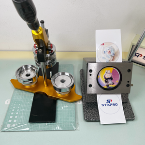 Nút máy 25, 32, 37, 44, 50, 56, 58, 75mm 6-mảnh Vòng khuôn nút máy, Hướng dẫn sử dụng thay thế khuôn Huy hiệu máy - Product Image 1