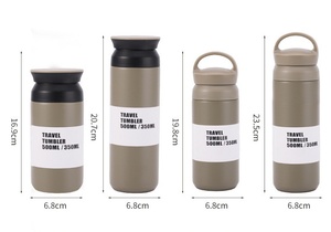 En stock, thermos de style <span class=keywords><strong>japonais</strong></span> en acier inoxydable 304, 350 ml, 500 ml, tasse à café à double paroi isolée sous vide - Product Image 6