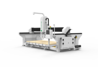 Scie à pont CNC infrarouge 5+1 axes, découpeuse de pierre haute précision pour dalles de marbre, granit et quartz