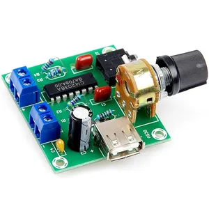 AC-DC 5V Small Power Amplifier USB Power Supply CM2038 Power Amplifier Board Module 5Wx2 DIY