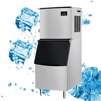 Offre Spéciale : Machine à Glaçons Commerciale 220V, Production de 250kg/jour, Refroidissement par Air, Stockage de 220kg, Commande Tactile, pour Supermarché