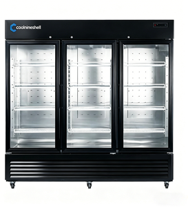 <span class=keywords><strong>Frigorifero</strong></span> Verticale Commerciale <span class=keywords><strong>a</strong></span> Tre Porte in <span class=keywords><strong>Acciaio</strong></span> Inox, Vetrina Refrigerata <span class=keywords><strong>a</strong></span> Temperatura Singola con Display Digitale - Product Image 2