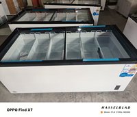 Congelador Horizontal de Una Sola Temperatura con Enfriamiento Directo y Tapa de Vidrio para Helados