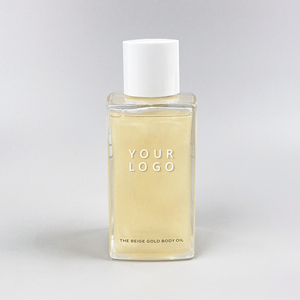 Huile corporelle hydratante 100 ml à base d'eau, bouchon doré, effet scintillant, éclaircissante, ingrédients naturels, huile corporelle tendance pour la beauté (OEM/ODM) - Product Image 5