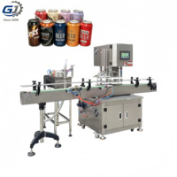 Machine de remplissage et de scellage automatique multifonctionnelle pour canettes, plage de 1 à 100 g, pour boissons, jus, miel, eau pure, produits, emballage en bois