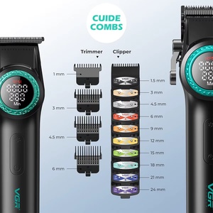 Kit Tagliacapelli VGR 3 in 1 di Alta Qualità, Rasoio per <span class=keywords><strong>Barba</strong></span> 9000 RPM, Tosatrice <span class=keywords><strong>Professionale</strong></span> per Barbieri, Set Trimmer per Capelli da Uomo - Product Image 5