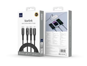 WiWU 60W 1M TPE 60HZ USB C Câble micro de données 5A <span class=keywords><strong>iPhone</strong></span> pour Samsung Mobiles Tablettes Ordinateurs Chargement USB Fonction d'alimentation OEM ODM - Product Image 6