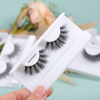Faux cils volumineux et moelleux, 12 styles, cils effilés, vente en gros, marque privée, fournitures d'extensions de cils DIY pour salon de maquillage