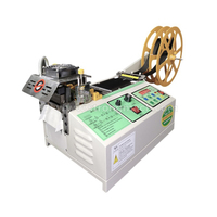 Machine de découpe à grande vitesse entièrement automatique à chaud et à froid, contrôlée par ordinateur, pour ruban velcro, fermeture éclair, cordon élastique