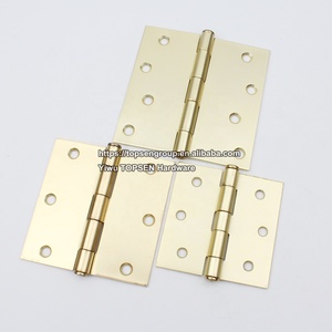 Testa quadrata in ferro materiale cerniera <span class=keywords><strong>per</strong></span> porta testa piatta ottone opaco placcato - Product Image 2