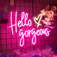 Enseigne néon LED RGB en acrylique personnalisée pour entreprise, magasin, salon, ouverture de boutique, mur extérieur, anniversaire, mariage