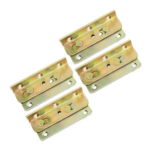 Soporte de sujeción de riel de cama Chapado en zinc de Color, accesorios de cama de esquina de Metal, soportes de conector de junta de muebles - Product Image 2