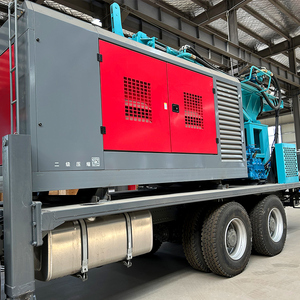 유압 트럭 장착 회전식 물 우물 드릴링 장비 360m 800m 공기 압축기가있는 깊은 <span class=keywords><strong>DTH</strong></span> 공압 드릴링 머신 - Product Image 4