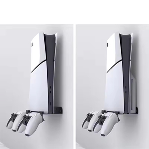 Support mural en métal GP-531 pour manette de jeu Sony <span class=keywords><strong>PS5</strong></span> Slim, support de rangement - Product Image 5