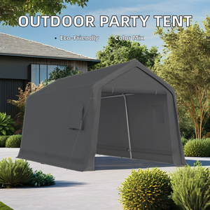 Cadre en acier PVC & PE robuste Portable extérieur <span class=keywords><strong>Garage</strong></span> hangar étanche HDPE voile auvent voitures vélos motos stockage <span class=keywords><strong>de</strong></span> <span class=keywords><strong>jardin</strong></span> - Product Image 5