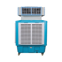 Ventilateur de refroidisseur d'air AC/ DC de grande capacité de réservoir d'eau extérieur et intérieur debout au sol