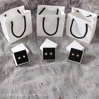Boîte à Bijoux Tiroir en Carton Personnalisable pour Emballage Cadeau Colliers Boucles d'Oreilles Bracelets Bagues