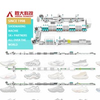 Chaîne de production automatisée d'équipements de fabrication de chaussures de sport de haute efficacité, 240 paires par heure, fabriquée en Chine