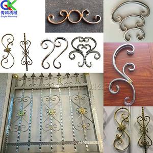 Machine de cintrage CNC entièrement automatique <span class=keywords><strong>pour</strong></span> portails en fer forgé, clôtures, supports de fleurs, machine de cintrage servo <span class=keywords><strong>pour</strong></span> barres plates - Product Image 6