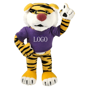 Đồ Chơi Hổ Nhồi Bông Hoạt Hình Giá Rẻ Với Áo Thun Biểu Tượng Thương Hiệu Tùy Chỉnh Công Ty Linh Vật Nhồi Bông Động Vật Hổ Nhồi Bông - Product Image 2