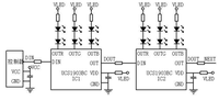 Circuit d'entraînement à courant Constant de LED à 3 canaux UCS1903 UCS1903B UCS1903BC SOP8 puce de pilote de LED