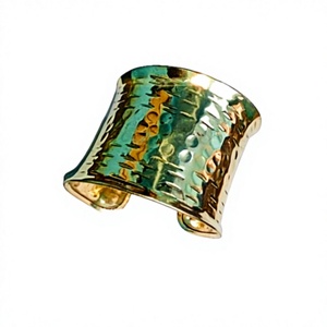 High Quality Handicrafts Gold-Plated & Brass Metal Handcrafted Cuff <b>Bracelet</b> Fashion Jewelry From India by Quality Handicrafts - Product Image 4