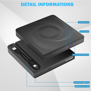 Graveur <span class=keywords><strong>Blu</strong></span>-<span class=keywords><strong>ray</strong></span> externe USB 3.0 <span class=keywords><strong>portable</strong></span>, graveur de disques BD, <span class=keywords><strong>lecteur</strong></span> <span class=keywords><strong>Blu</strong></span>-<span class=keywords><strong>ray</strong></span> compatible 3D pour ordinateur - Product Image 5