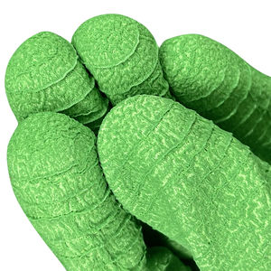 Guantes de trabajo de seguridad para jardín industrial con patrón de onda de revestimiento de látex resistente al desgaste de alta calidad - Product Image 3