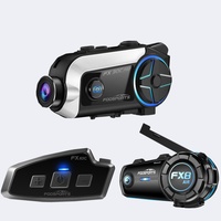 Fodsports 1KM 2KM 2-10Riders bluetooth casque interphone moto accessoires interphone bluetooth moto interphone
