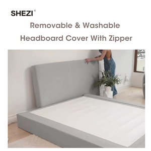 SHEZI di lusso <span class=keywords><strong>letto</strong></span> Queen Size moderna vendita calda su misura <span class=keywords><strong>letto</strong></span> <span class=keywords><strong>matrimoniale</strong></span> morbido imbottito testiera di alta qualità in <span class=keywords><strong>legno</strong></span> massiccio per - Product Image 6