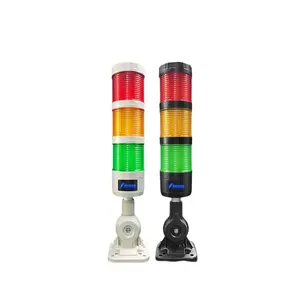 Vente en gros de lumière de machine à LED multicouche 60MM pile de signaux tricolore voyant lumineux de tour de lampe