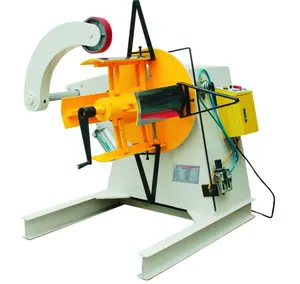 Automatic uncoiler metal sheet opening machine manual decoiler